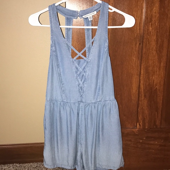 American Eagle Outfitters Dresses & Skirts - American Eagle Chambray Romper